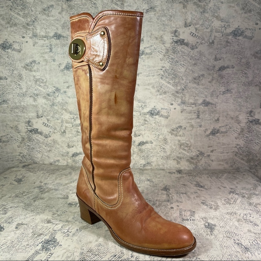Coach Q125 Sara Boots Made in Italy - Picture 2 of 16